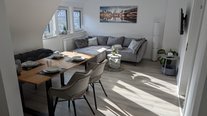 Wohn- und Essbereich  - Ferienwohnung in Haiterbach bei Nagold – Charmante Unterkunft für bis zu 4 Personen | Familie Stehle
